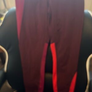 Athleta Vibrant Red Leggings-Vintage